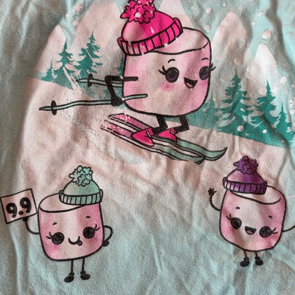 Long sleeve printed tee